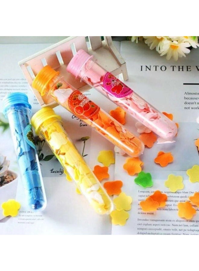 🧼صابون ورق معطرة على شكل ورد صغيرة الحجم، تذوب مع المياه وتقوم بالتنظيف 🌸 عبوة من 3